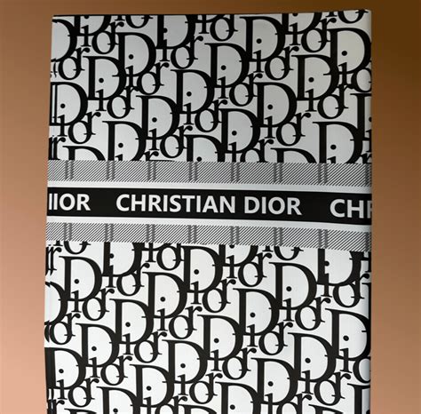 dior flower wrapping paper.